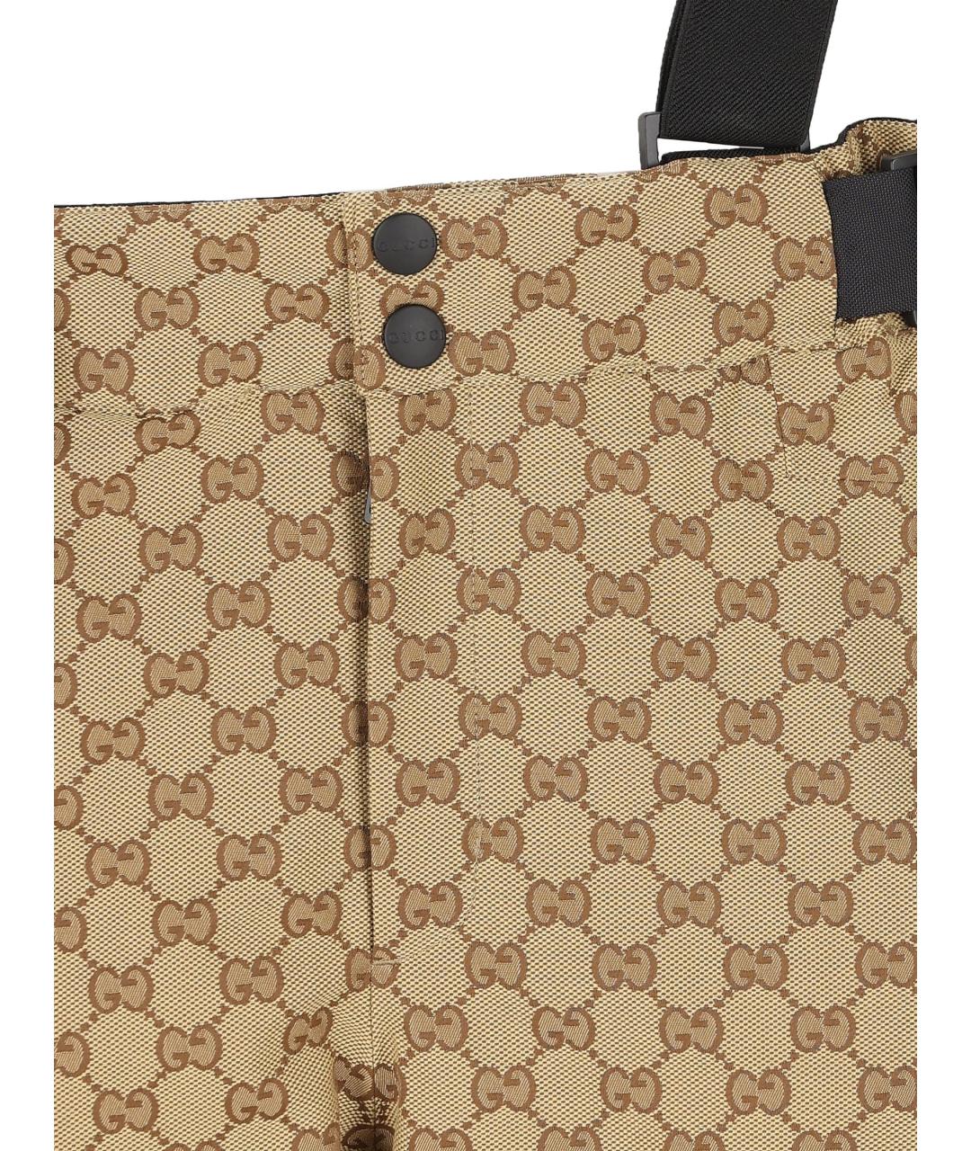 GUCCI Бежевый полиамидовый комбинезон, фото 4