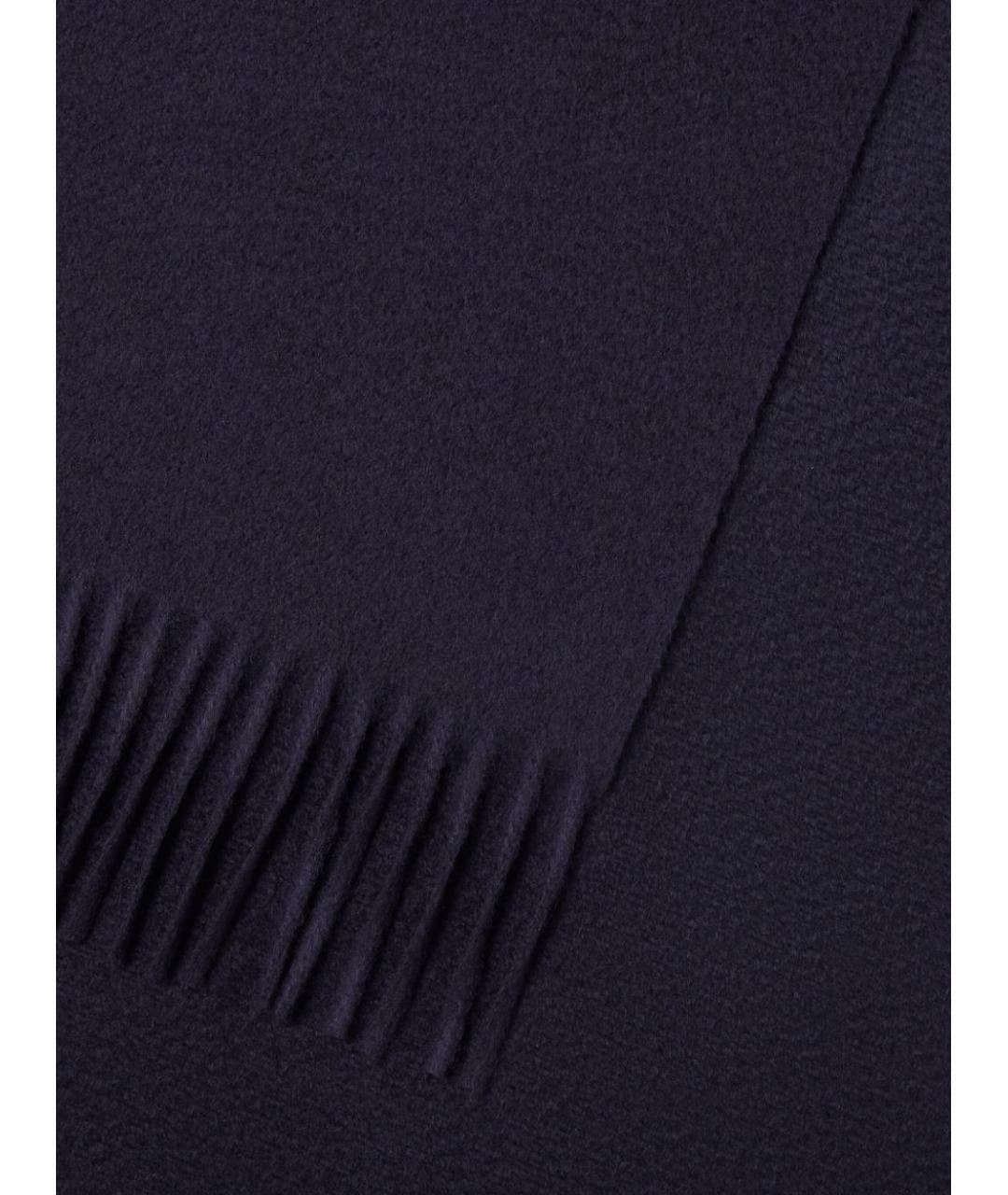 ZEGNA Синий кашемировый шарф, фото 2