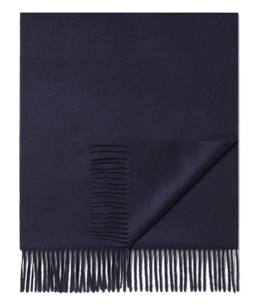 ZEGNA Синий кашемировый шарф, фото 1
