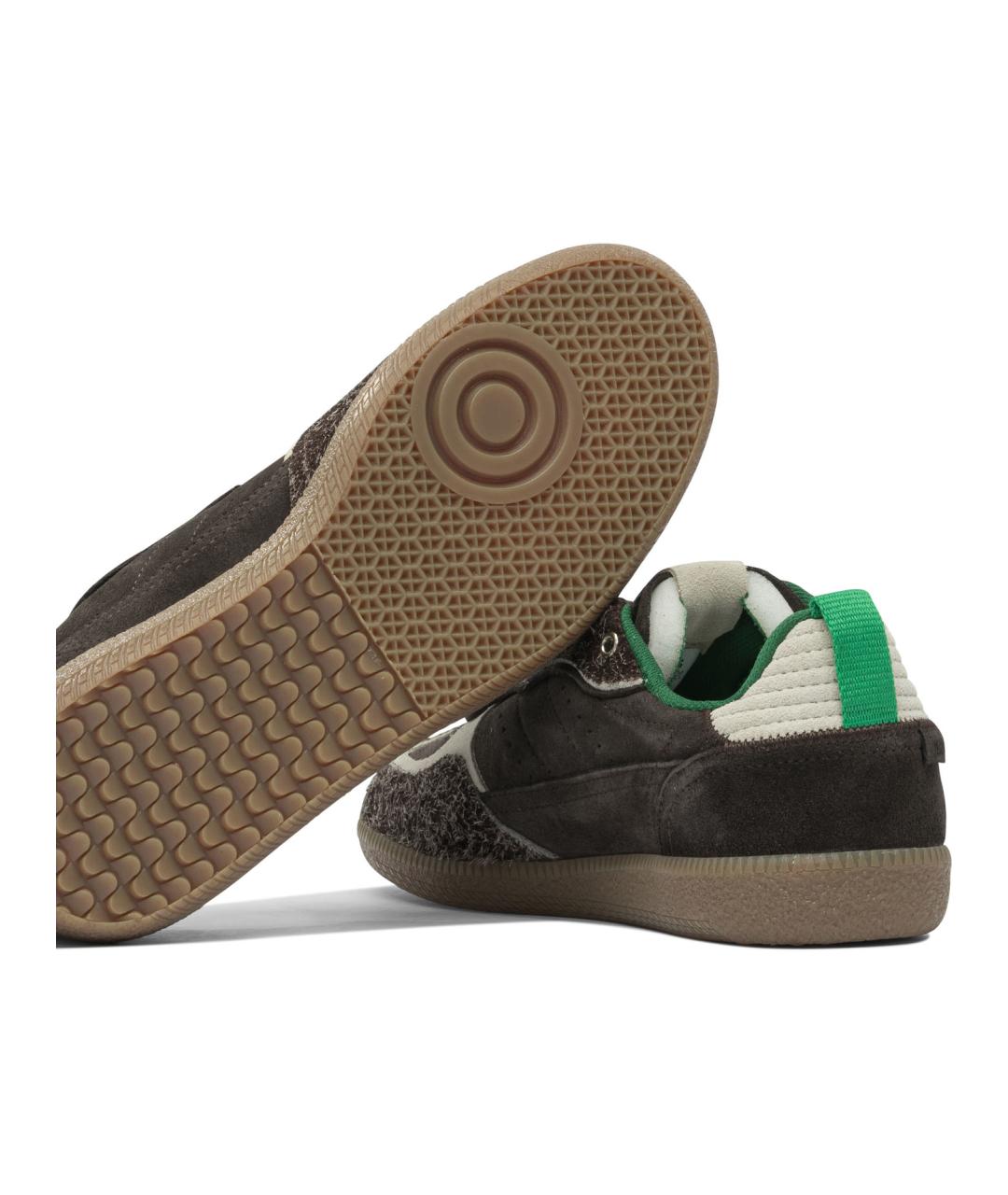 ALOHAS Коричневые кожаные кеды, фото 5