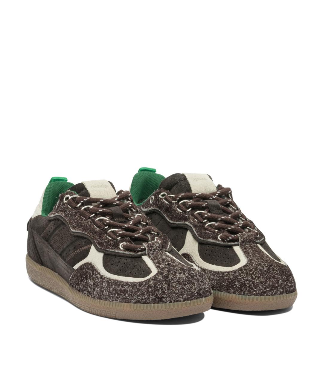 ALOHAS Коричневые кожаные кеды, фото 2