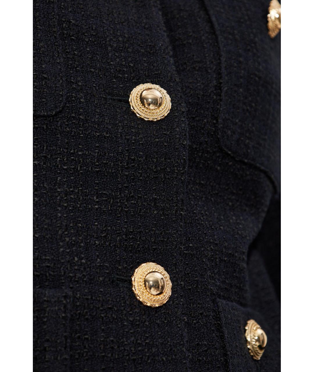 SELF-PORTRAIT Черная вискозная куртка, фото 2