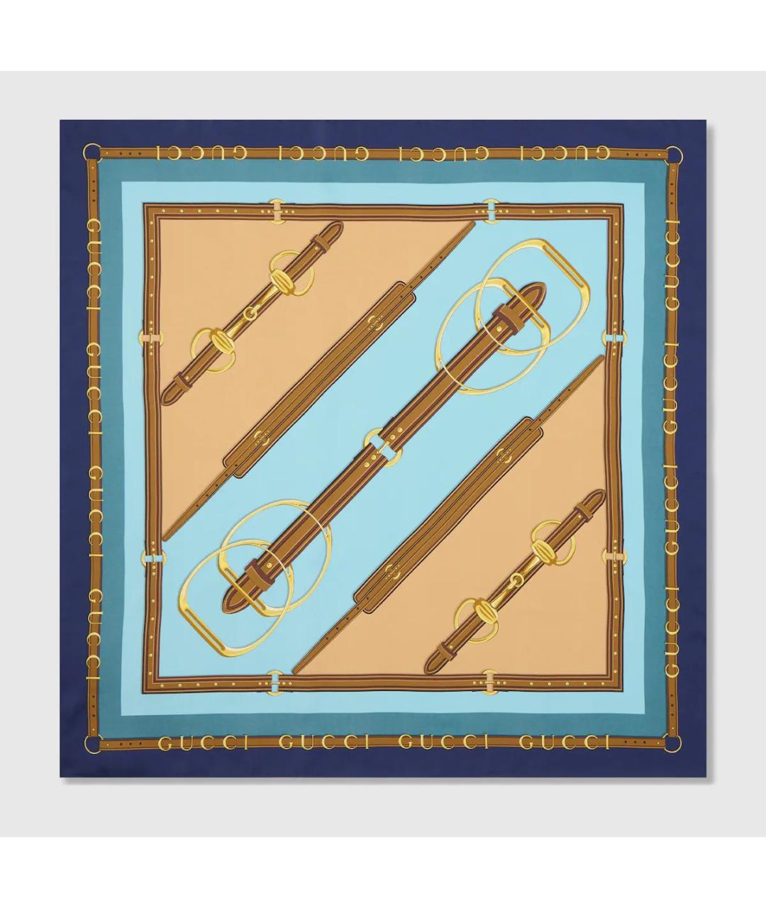 GUCCI Мульти шелковый платок, фото 3