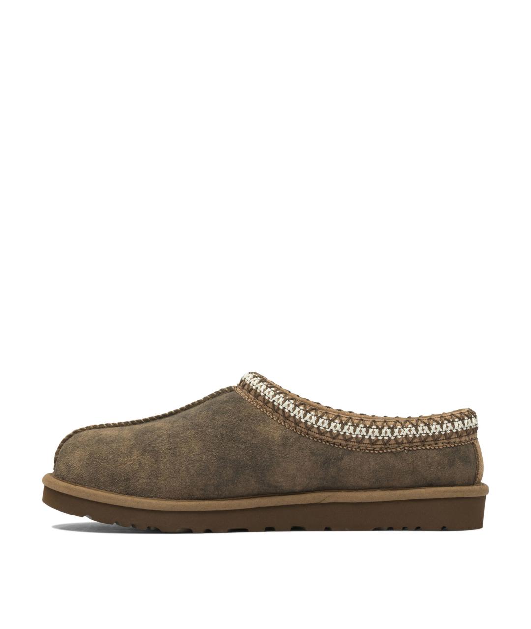 UGG AUSTRALIA Коричневые кожаные низкие ботинки, фото 3