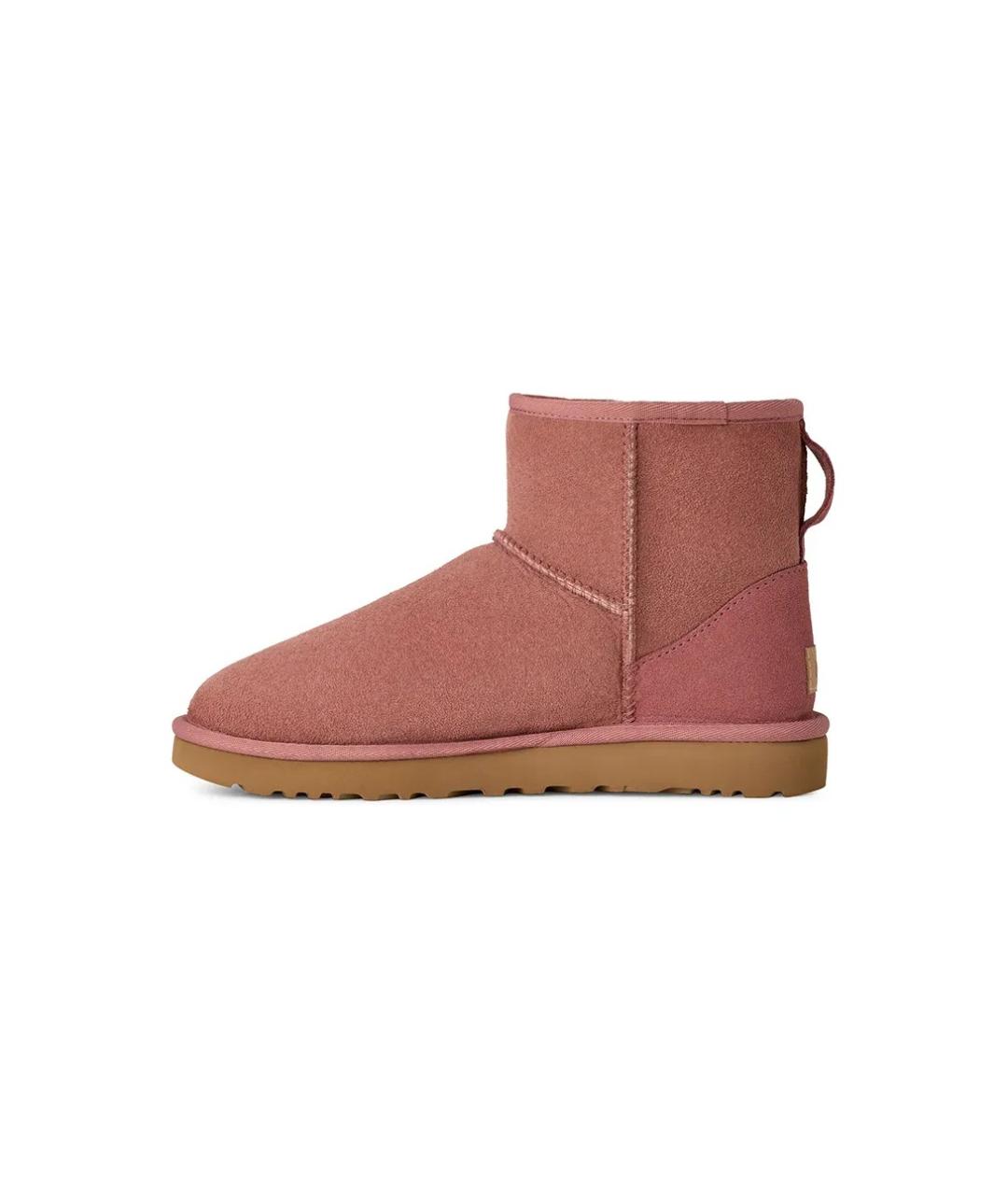 UGG AUSTRALIA Розовые замшевые ботинки, фото 4