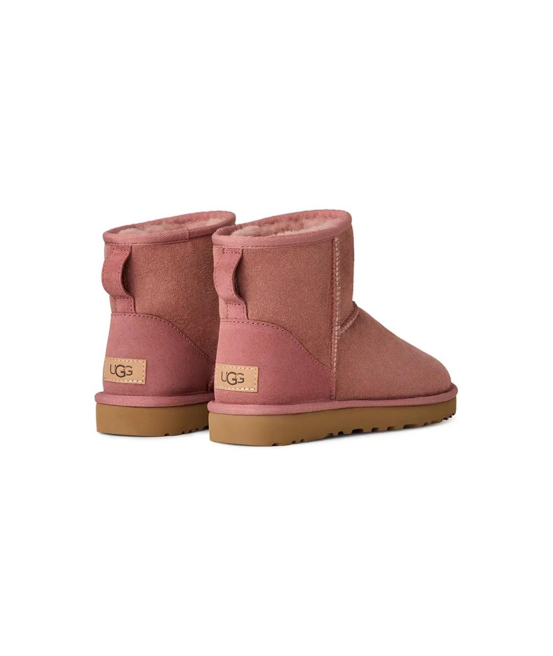 UGG AUSTRALIA Розовые замшевые ботинки, фото 3