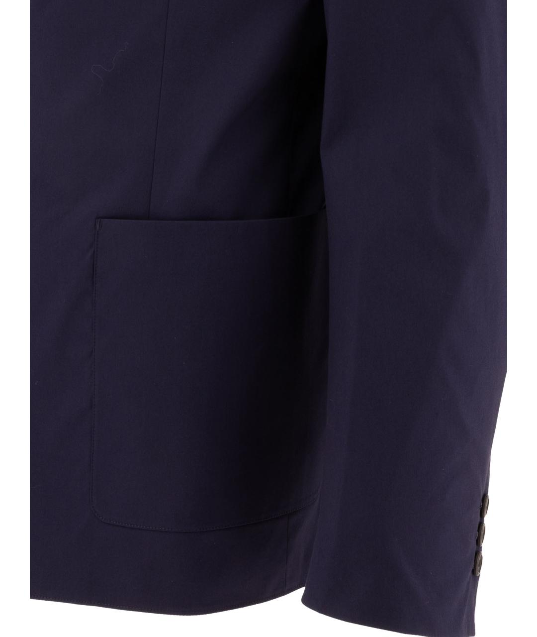 PRADA Синий хлопковый пиджак, фото 4