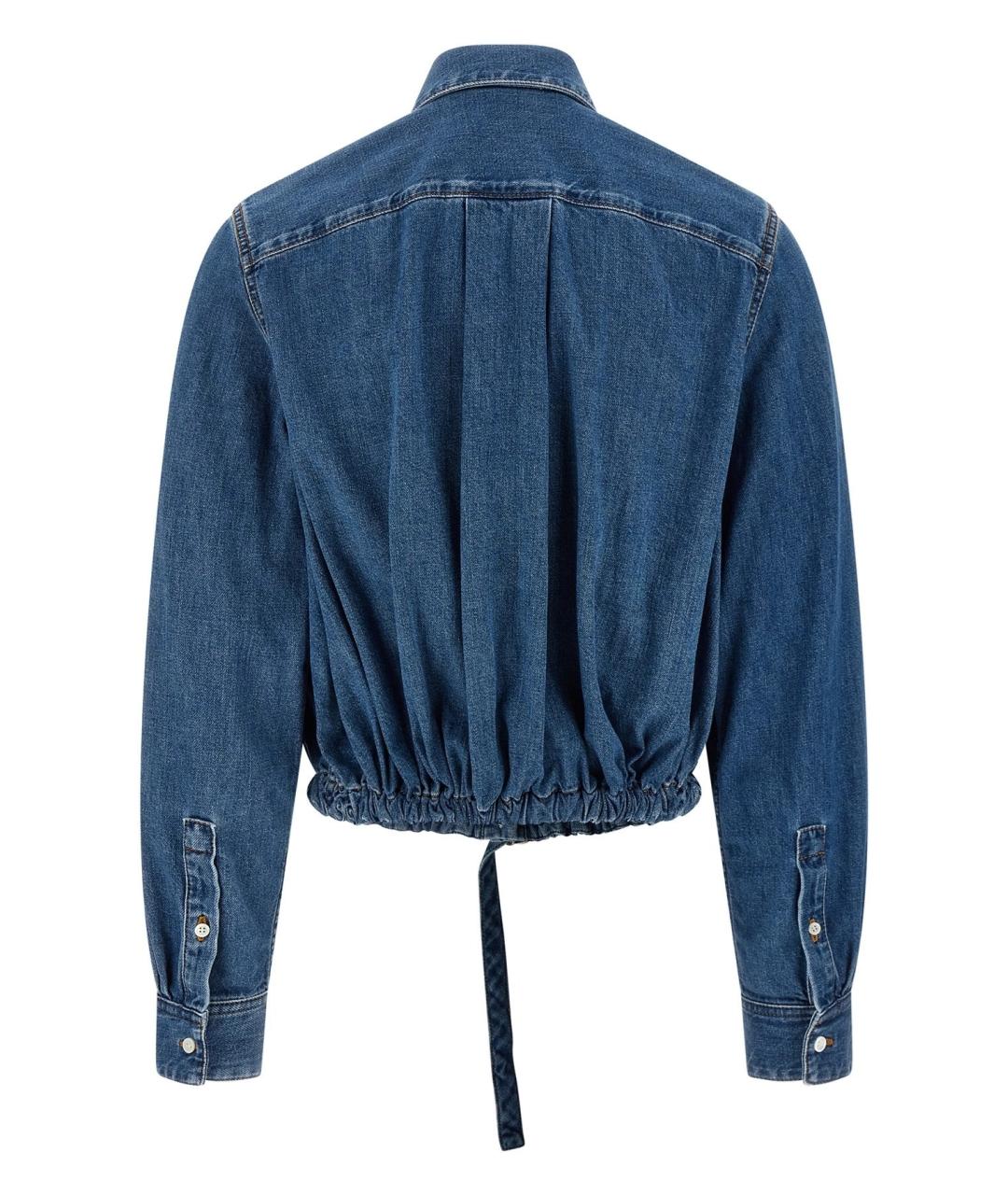 LOEWE Синяя хлопковая куртка, фото 2