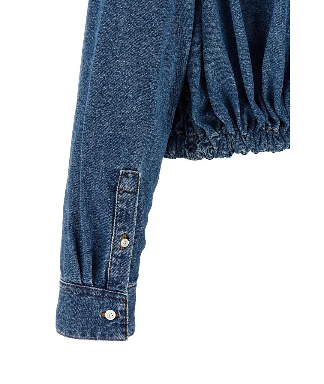 LOEWE Синяя хлопковая куртка, фото 4