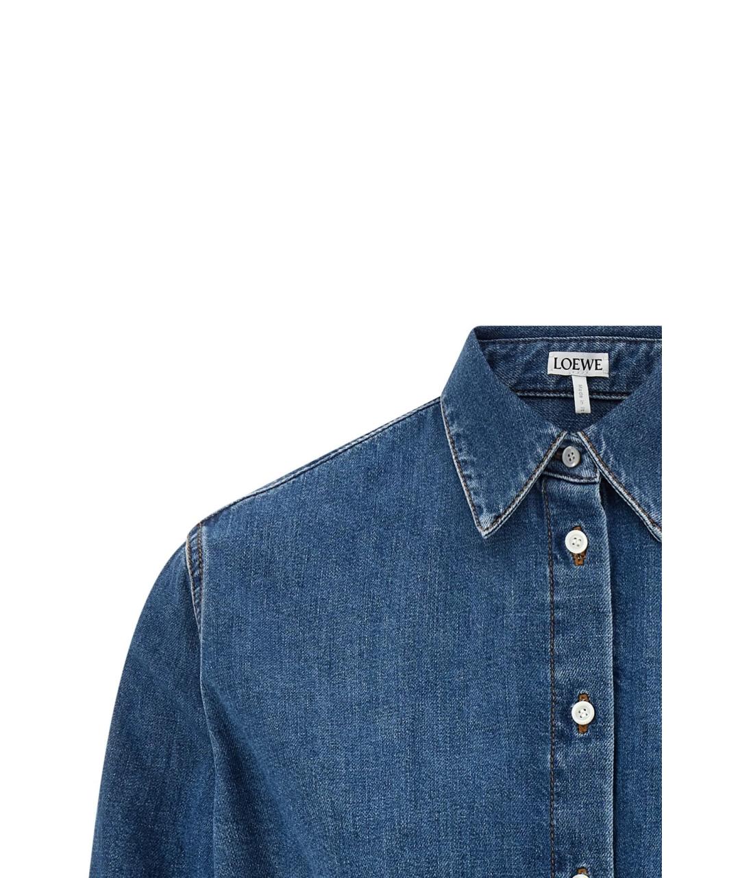 LOEWE Синяя хлопковая куртка, фото 3