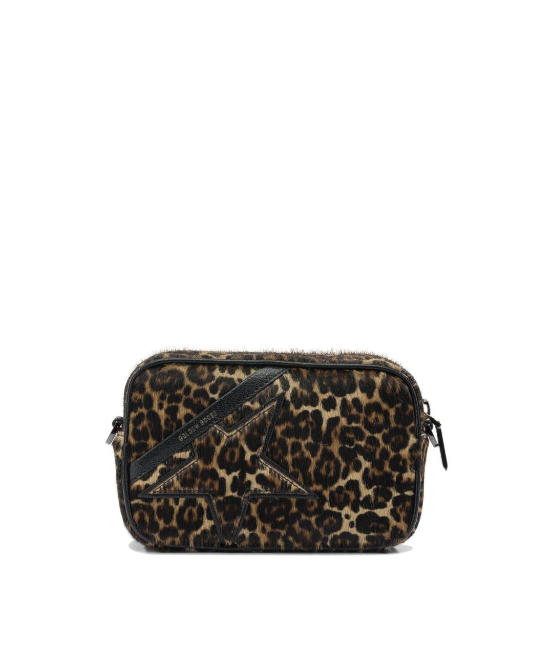 GOLDEN GOOSE DELUXE BRAND Коричневая кожаная сумка через плечо, фото 1