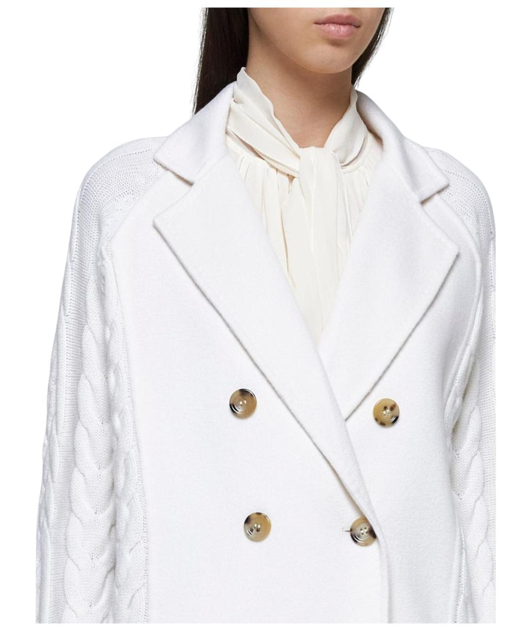 MAX MARA Белый шерстяной кардиган, фото 5