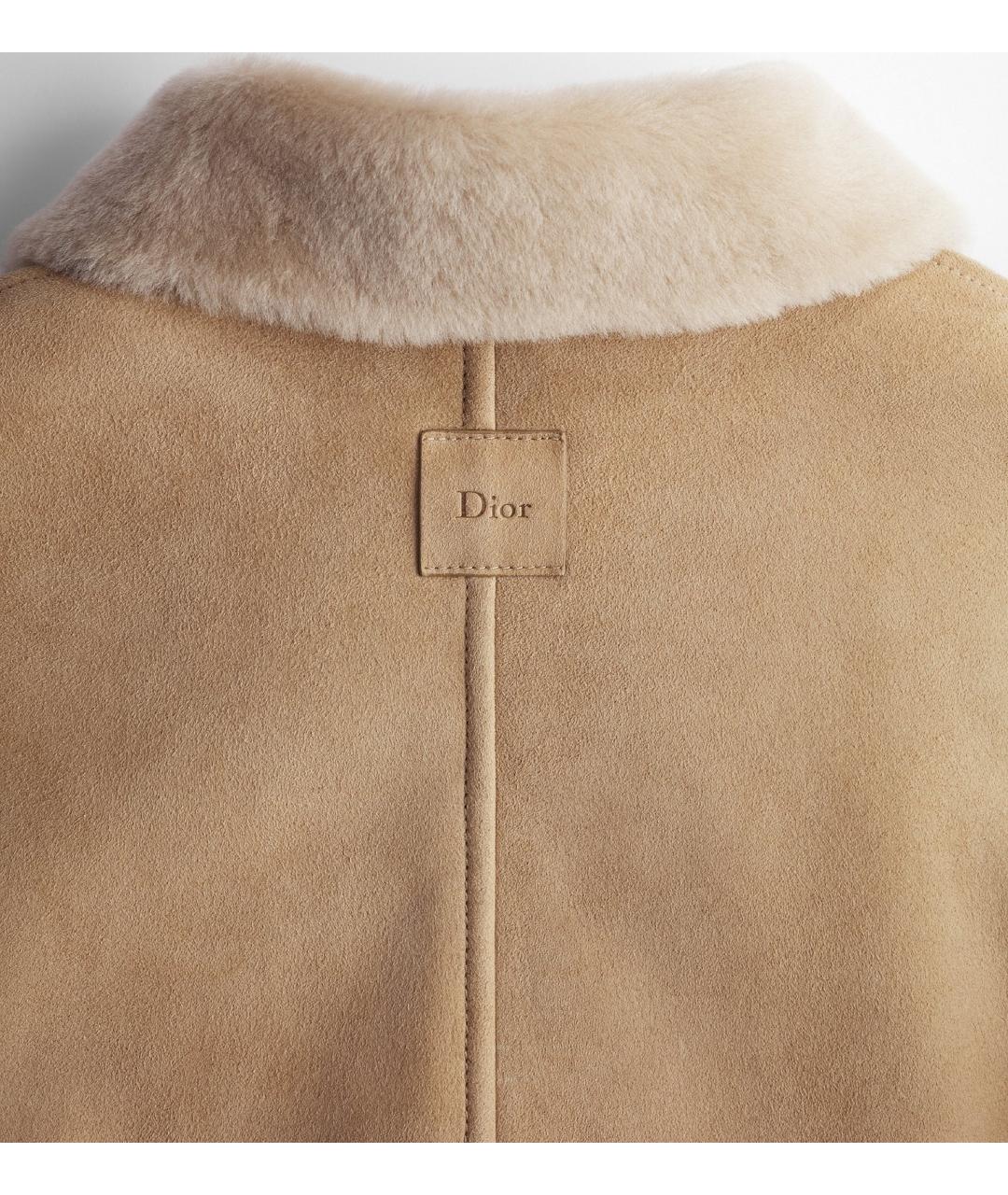 CHRISTIAN DIOR Бежевая замшевая куртка, фото 2
