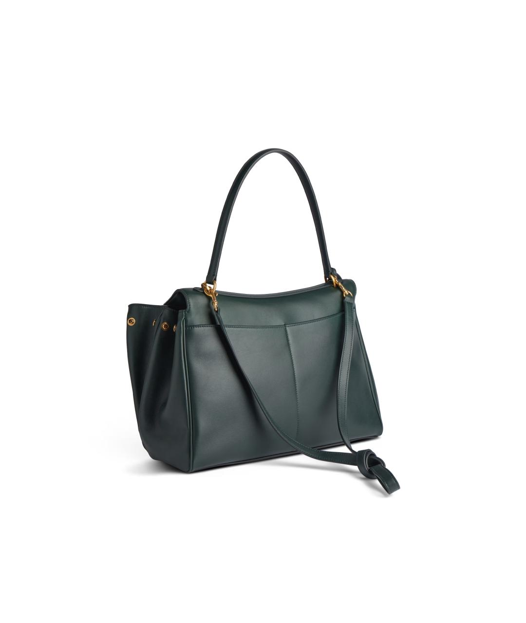 BALENCIAGA Зеленая кожаная сумка тоут, фото 5