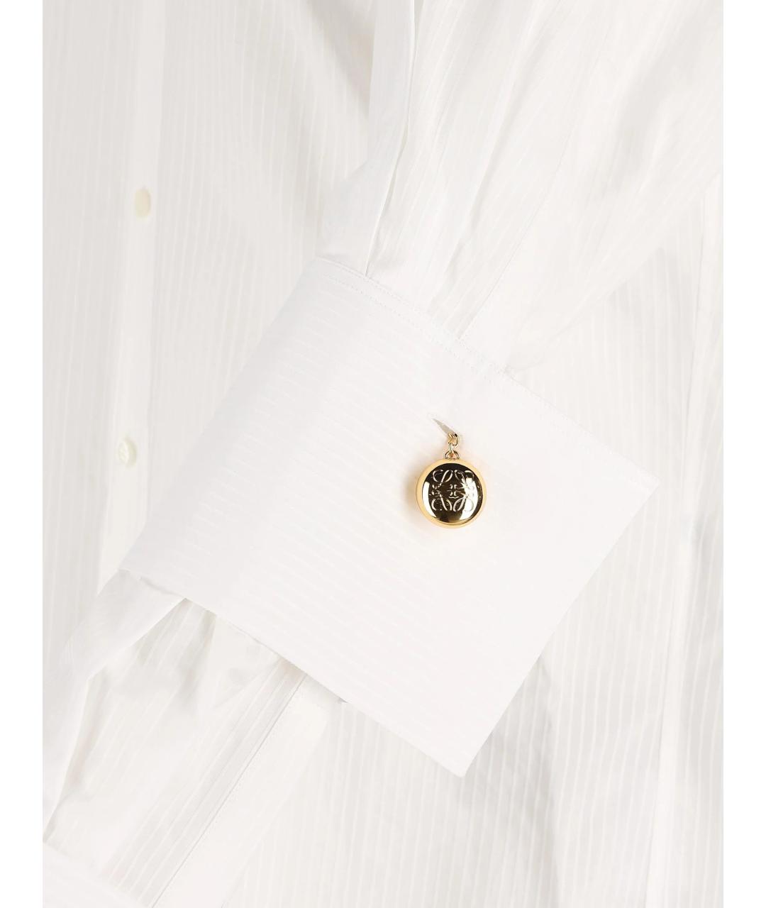 LOEWE Белая хлопковая рубашка, фото 3