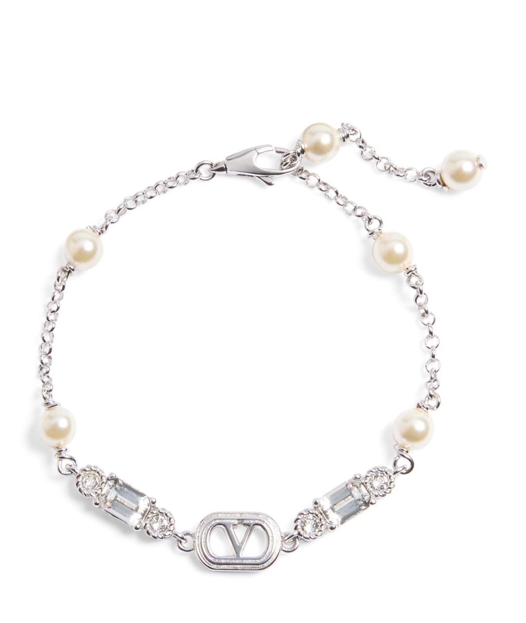 VALENTINO Серебрянный латунный браслет, фото 1