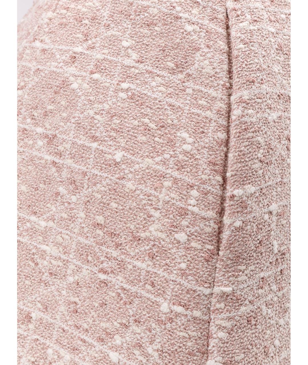 CHRISTIAN DIOR Розовая хлопковая юбка мини, фото 3