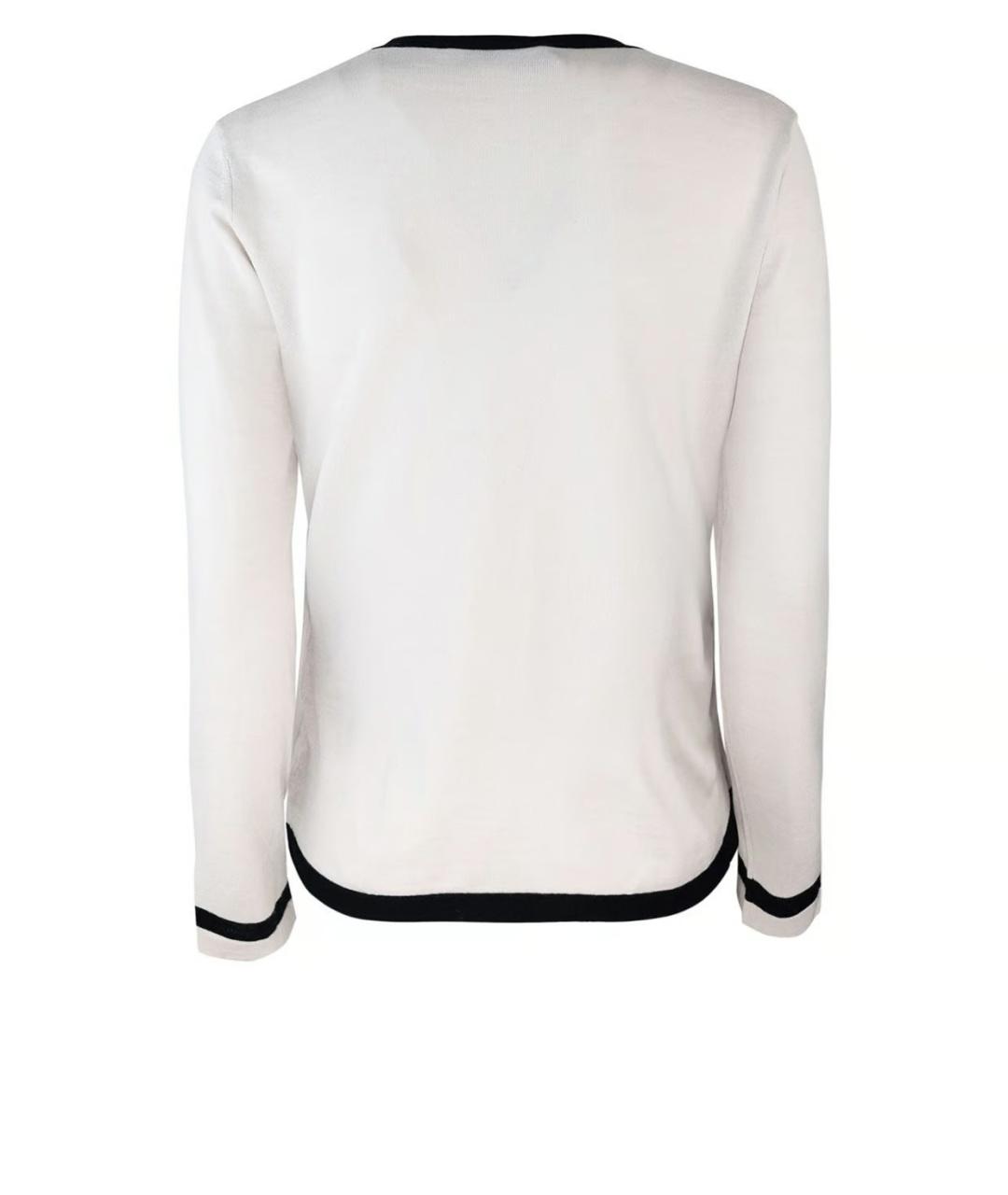 MAX MARA Белый шерстяной кардиган, фото 2