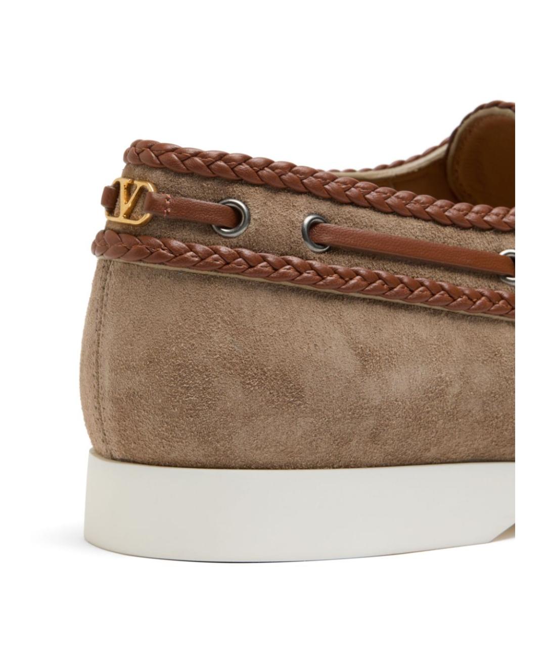 VALENTINO Коричневые замшевые лоферы, фото 2