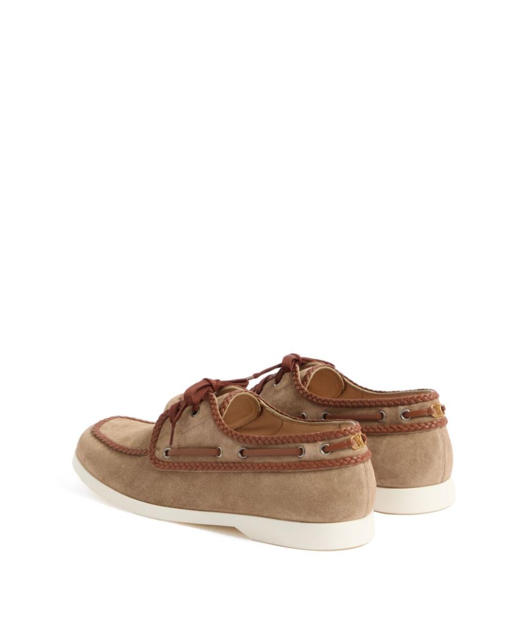 VALENTINO Коричневые замшевые лоферы, фото 3