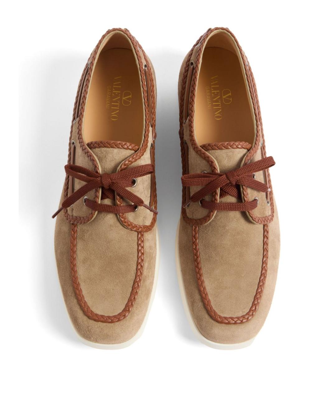 VALENTINO Коричневые замшевые лоферы, фото 6