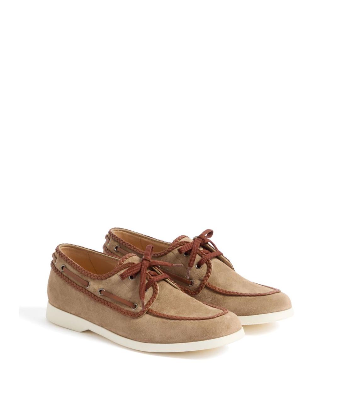 VALENTINO Коричневые замшевые лоферы, фото 4