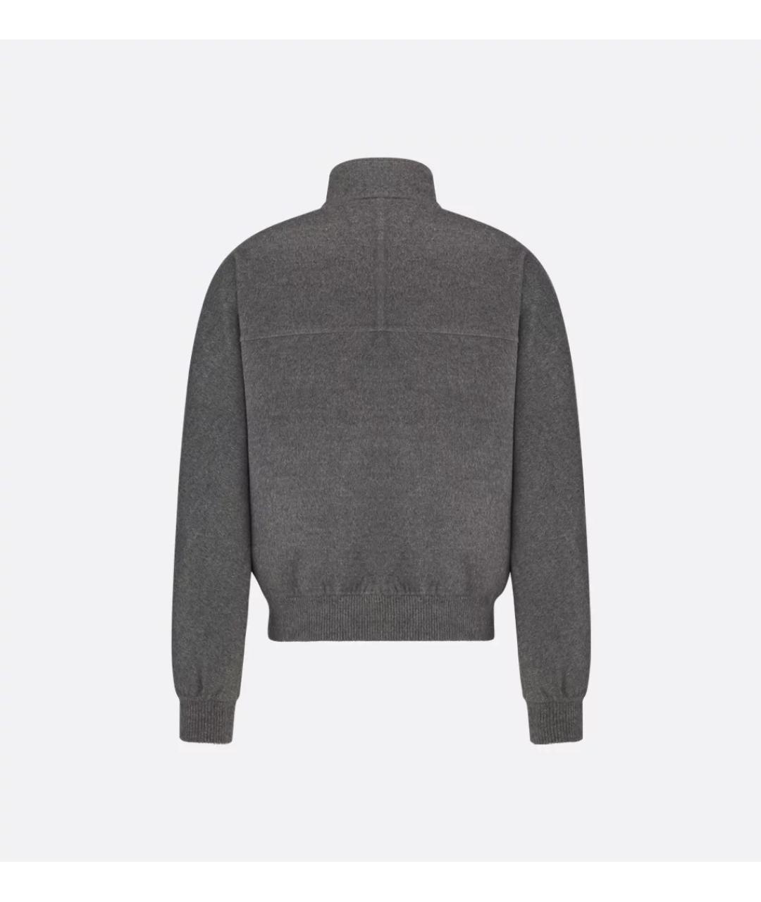 CHRISTIAN DIOR Серая шерстяная куртка, фото 2