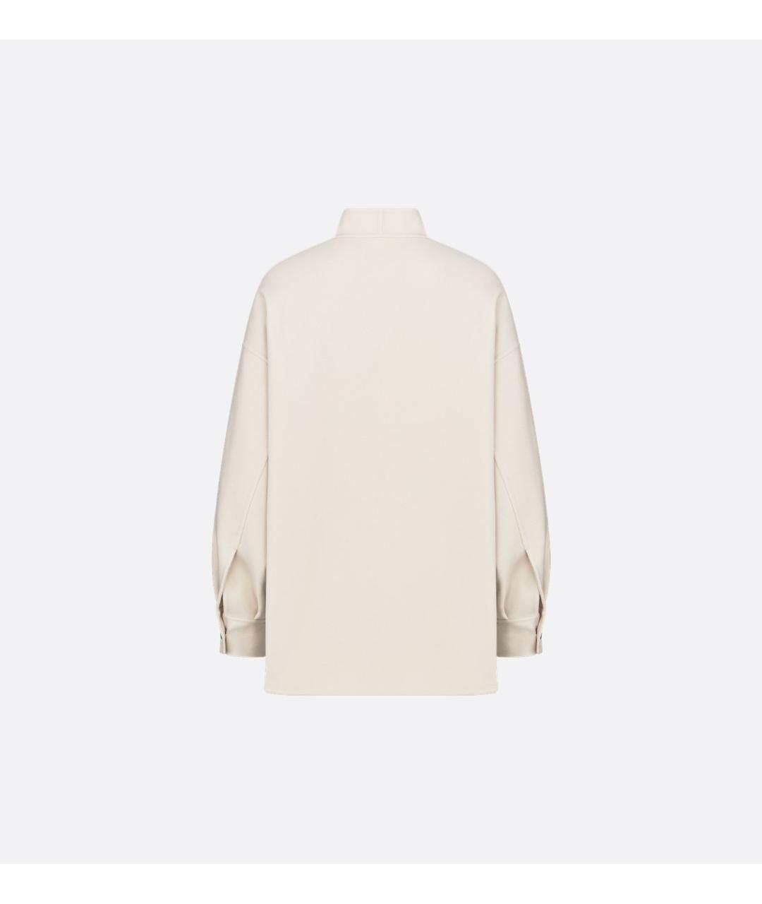 CHRISTIAN DIOR Белый шерстяной жакет/пиджак, фото 2