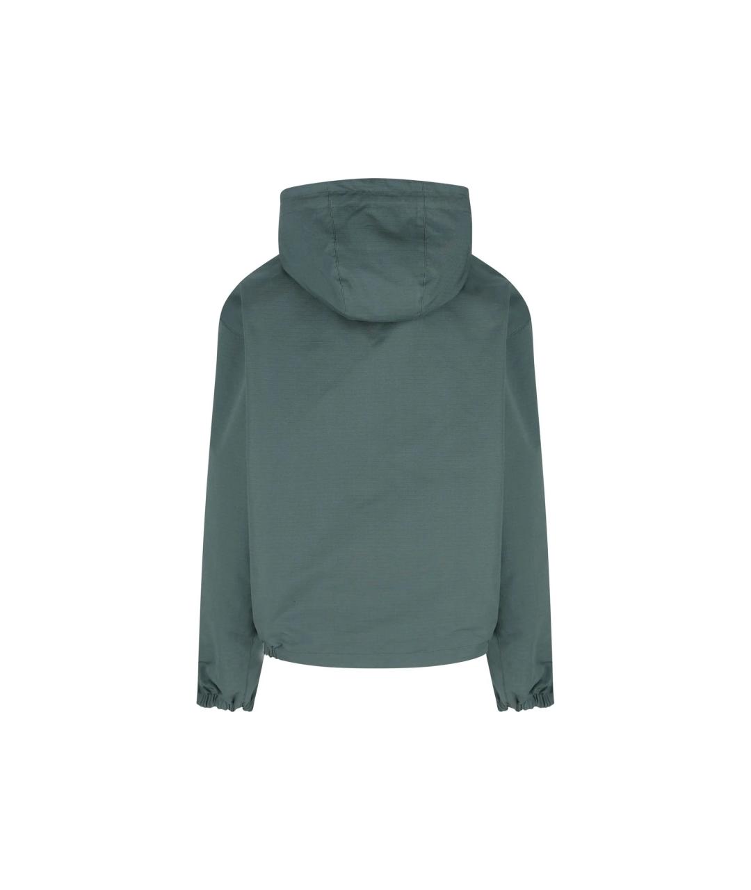 GUCCI Зеленая хлопковая куртка, фото 3