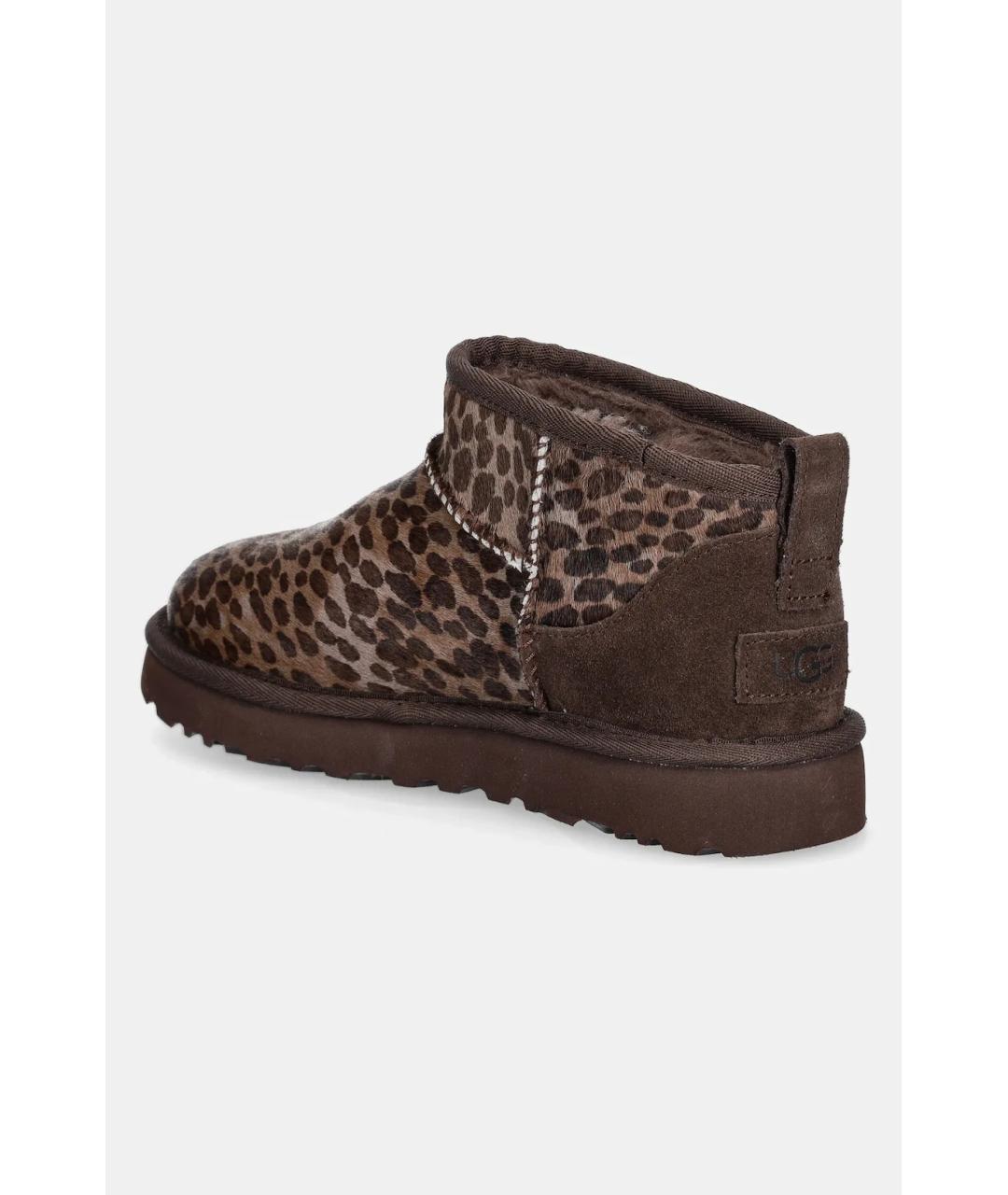 UGG AUSTRALIA Коричневые замшевые ботинки, фото 2
