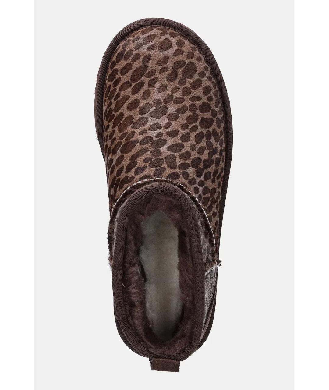 UGG AUSTRALIA Коричневые замшевые ботинки, фото 3