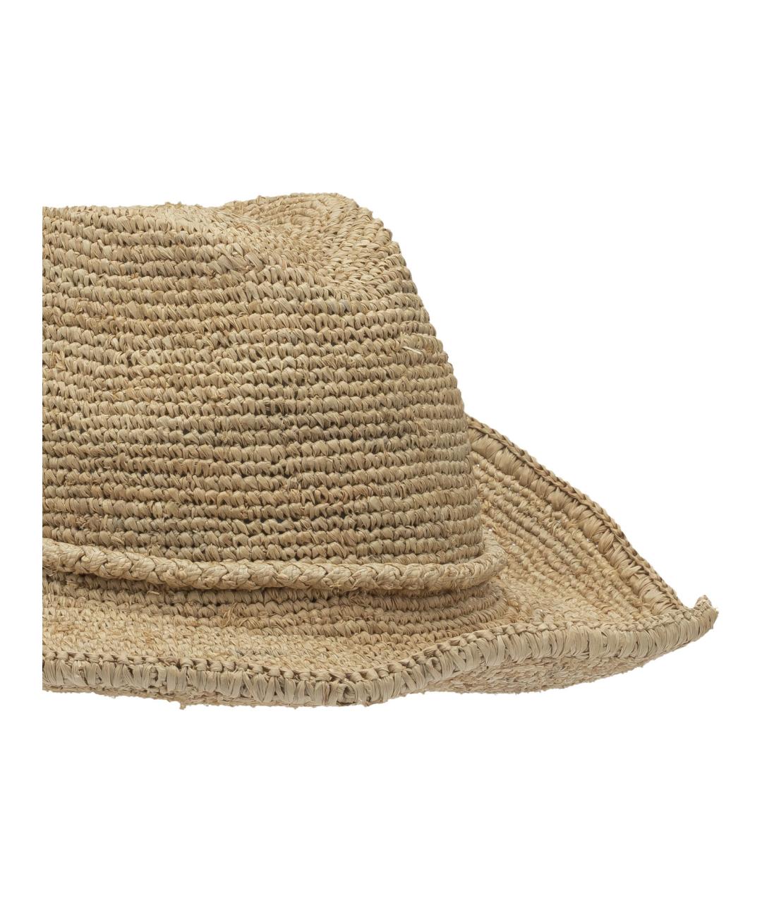 IBELIV Бежевая соломенная шляпа, фото 4