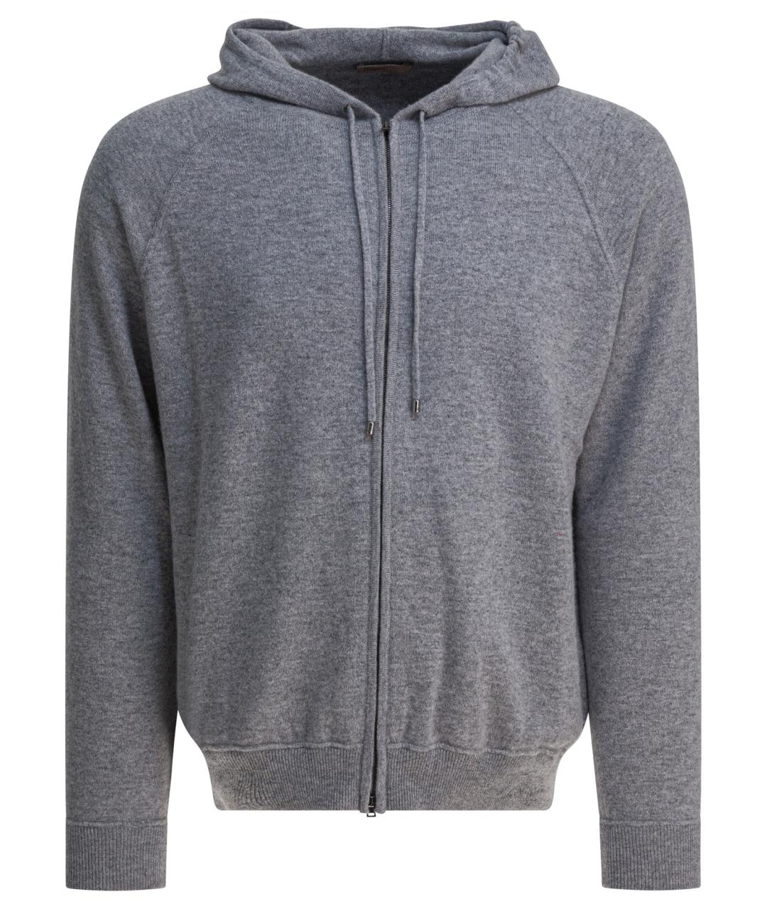 HERNO Серый кашемировый джемпер / свитер, фото 1