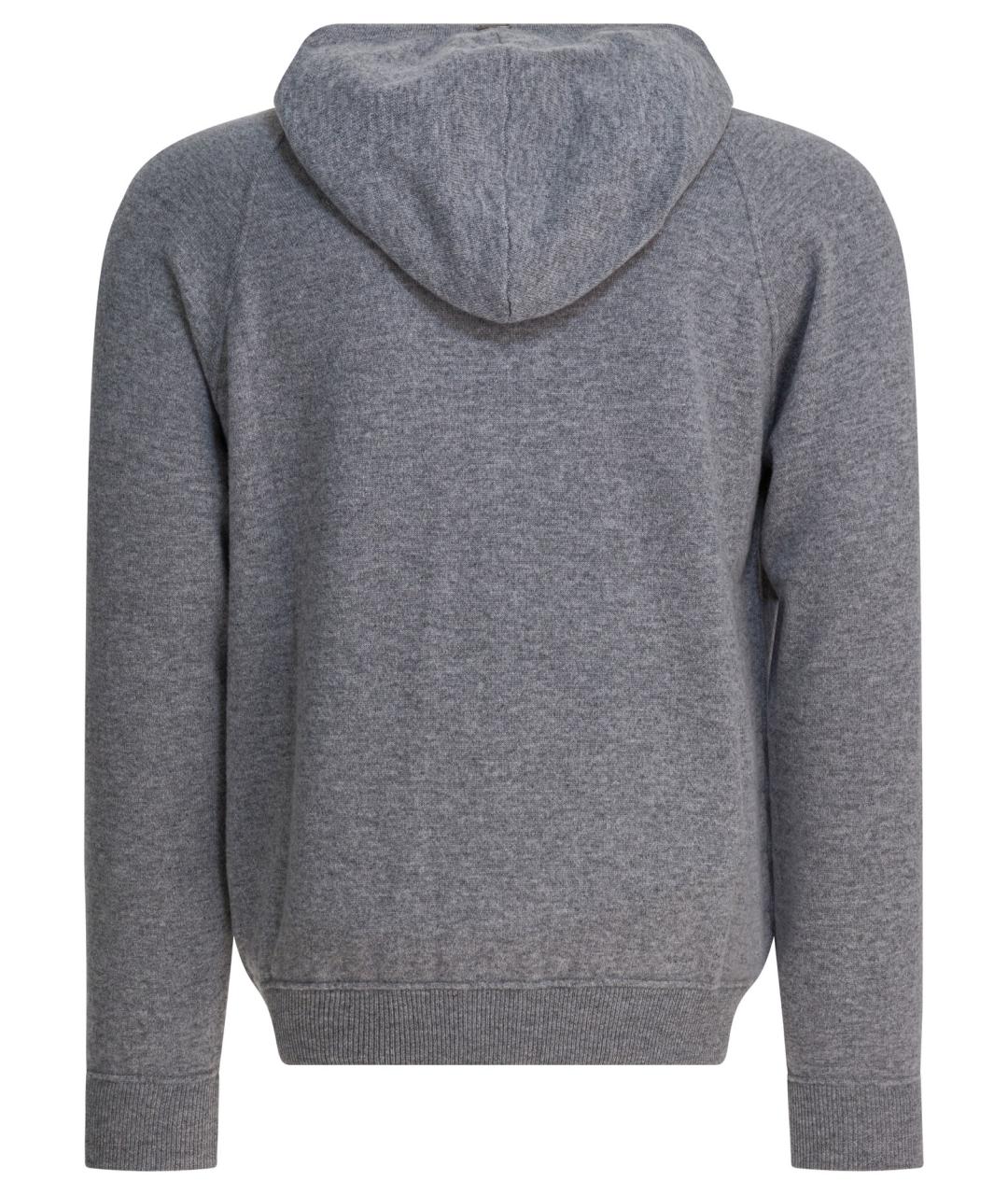 HERNO Серый кашемировый джемпер / свитер, фото 2