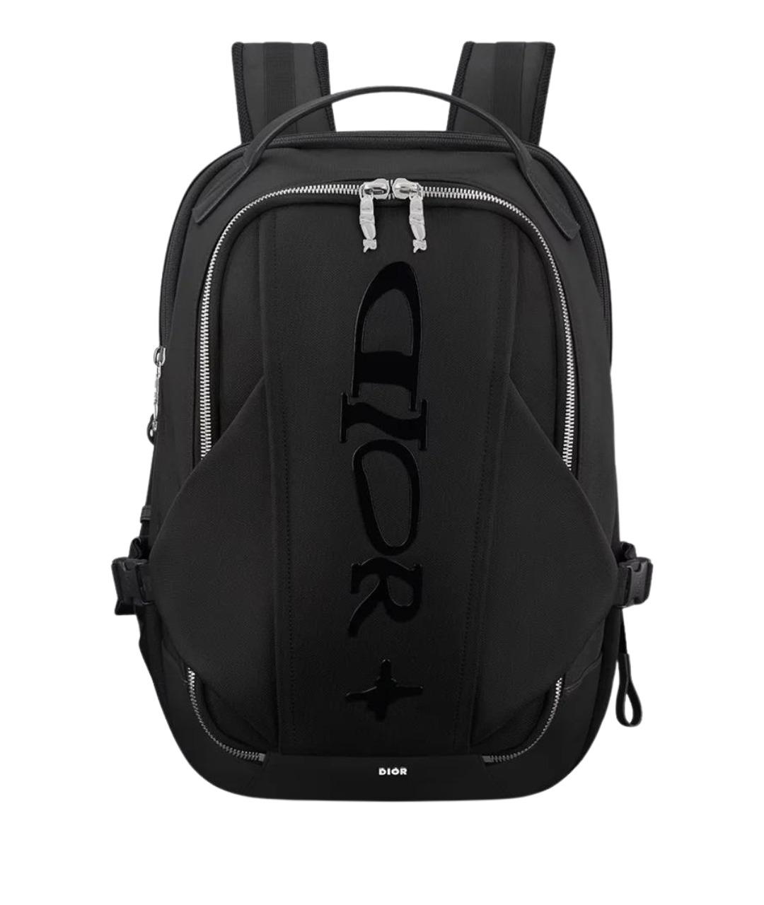 CHRISTIAN DIOR Черный тканевый рюкзак, фото 1