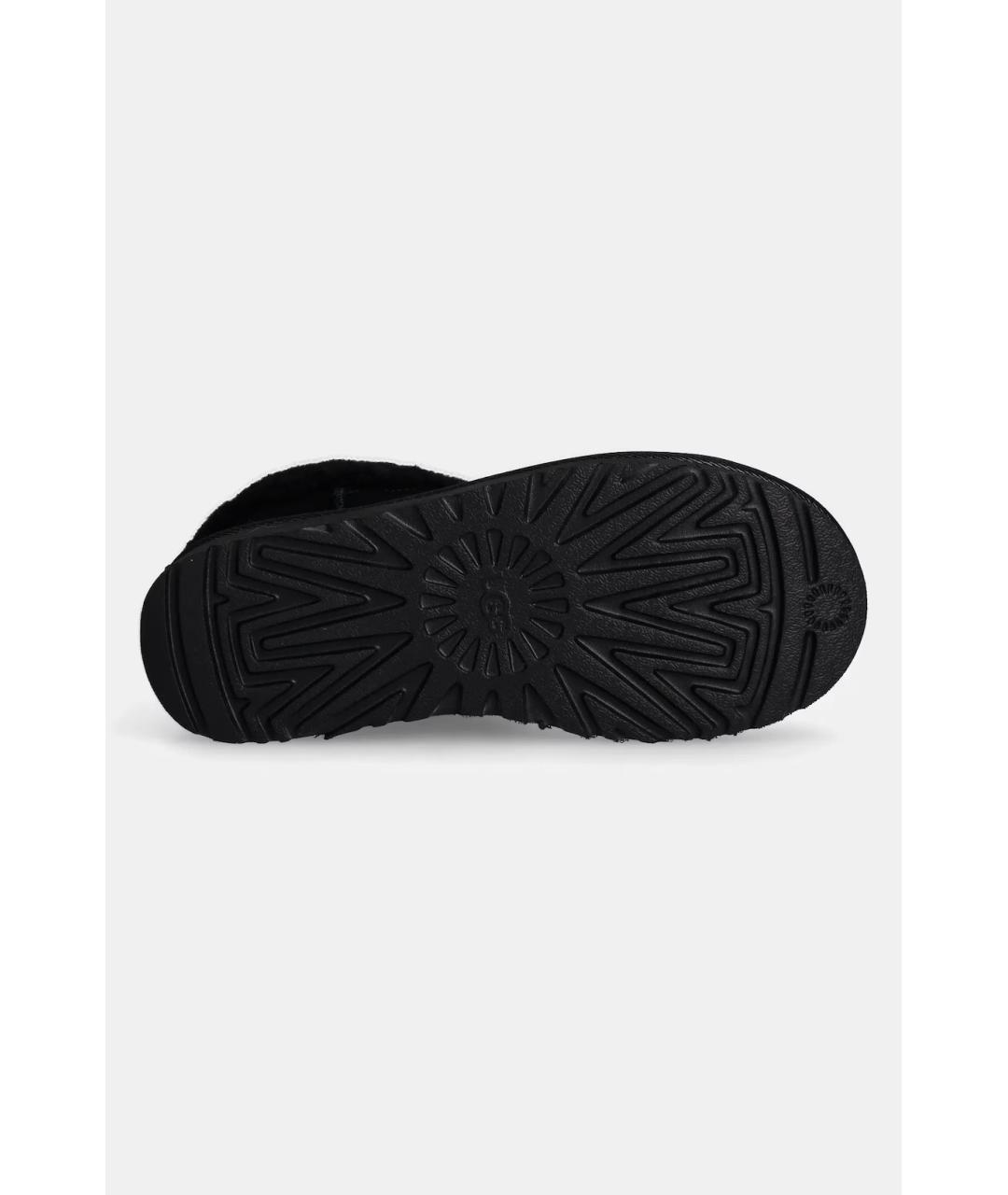 UGG AUSTRALIA Черные замшевые ботинки, фото 4