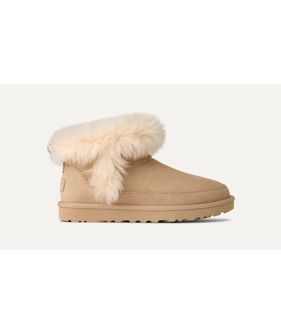 UGG AUSTRALIA Бежевые замшевые ботинки, фото 7