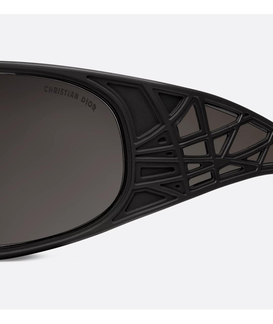 CHRISTIAN DIOR Черные пластиковые солнцезащитные очки, фото 4