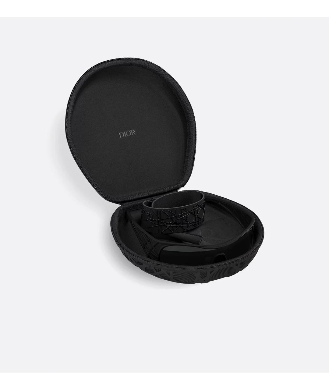 CHRISTIAN DIOR Черные пластиковые солнцезащитные очки, фото 5