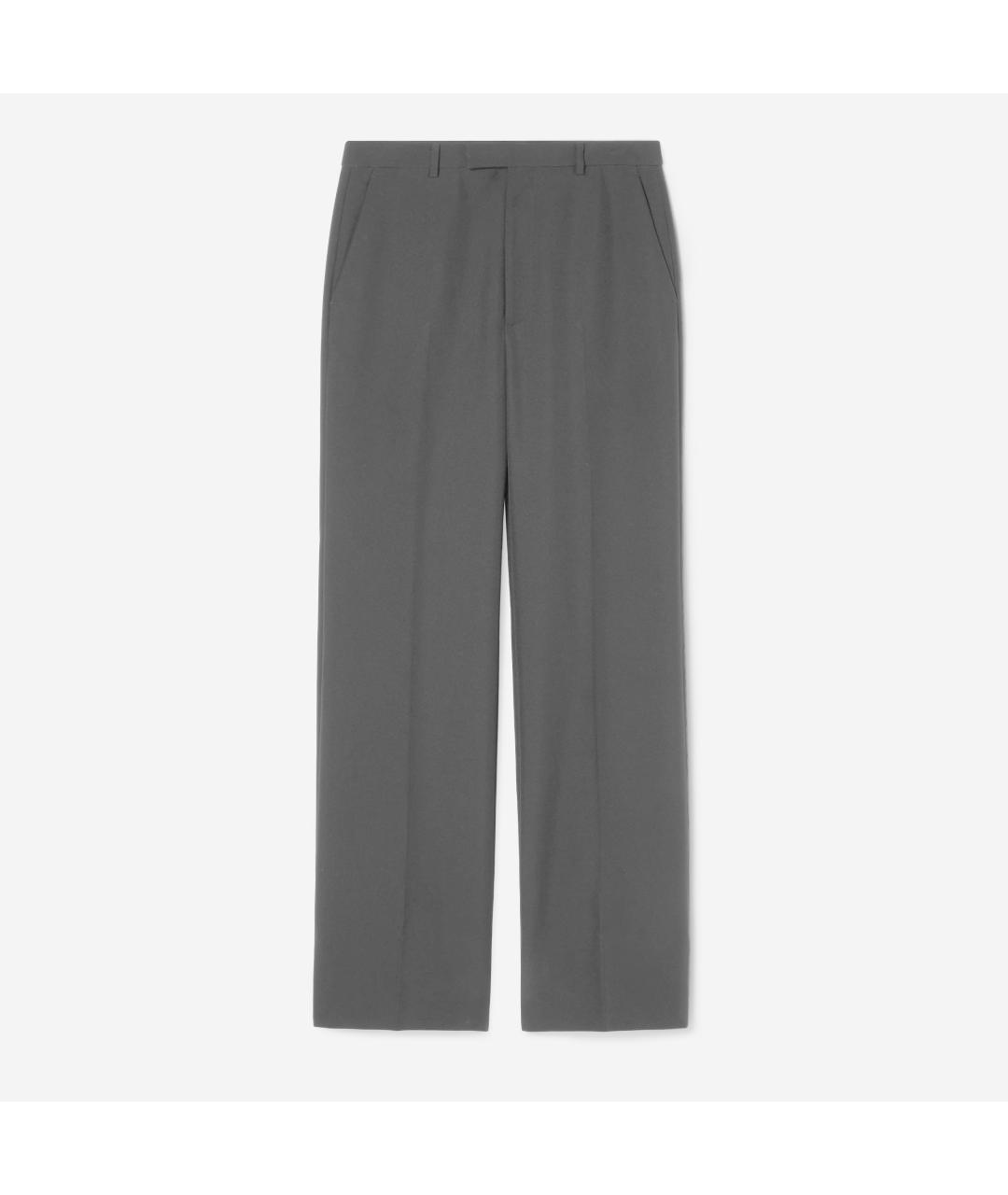 GUCCI Черные полиэстеровые повседневные брюки, фото 1