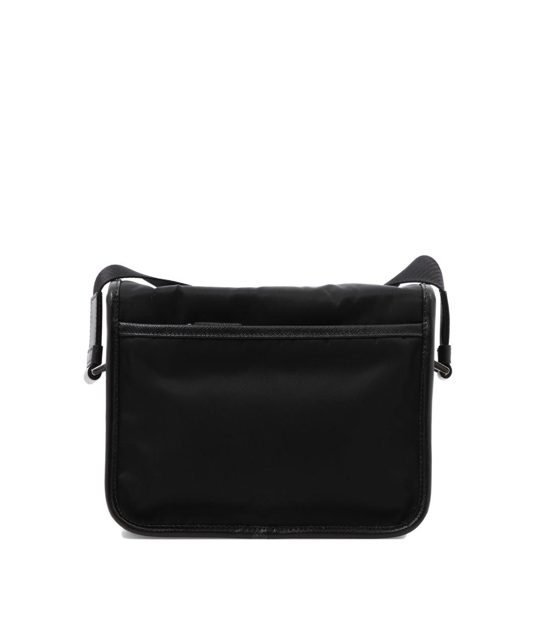 PRADA Черная синтетическая сумка на плечо, фото 2