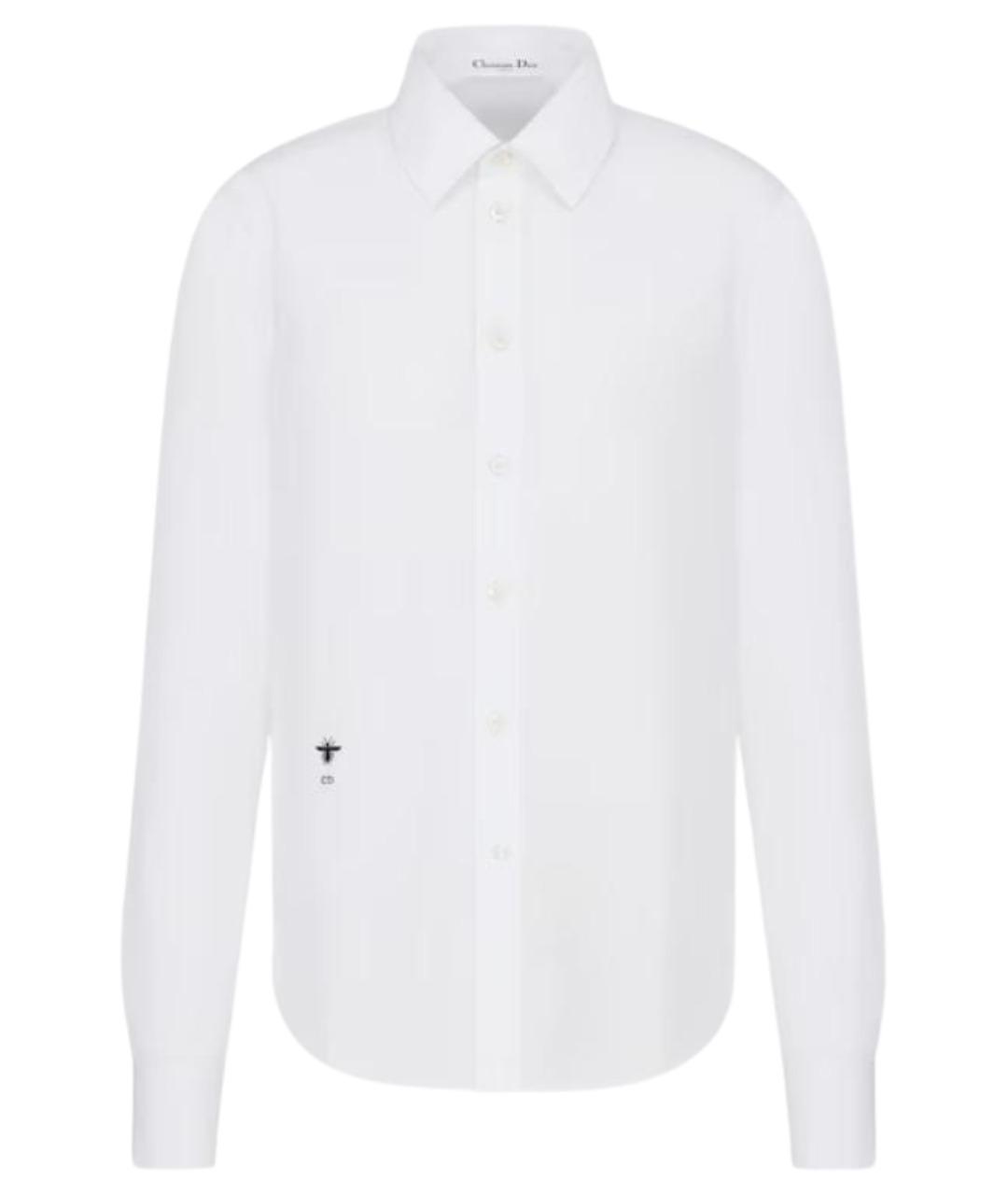 CHRISTIAN DIOR Белая хлопковая рубашка, фото 1