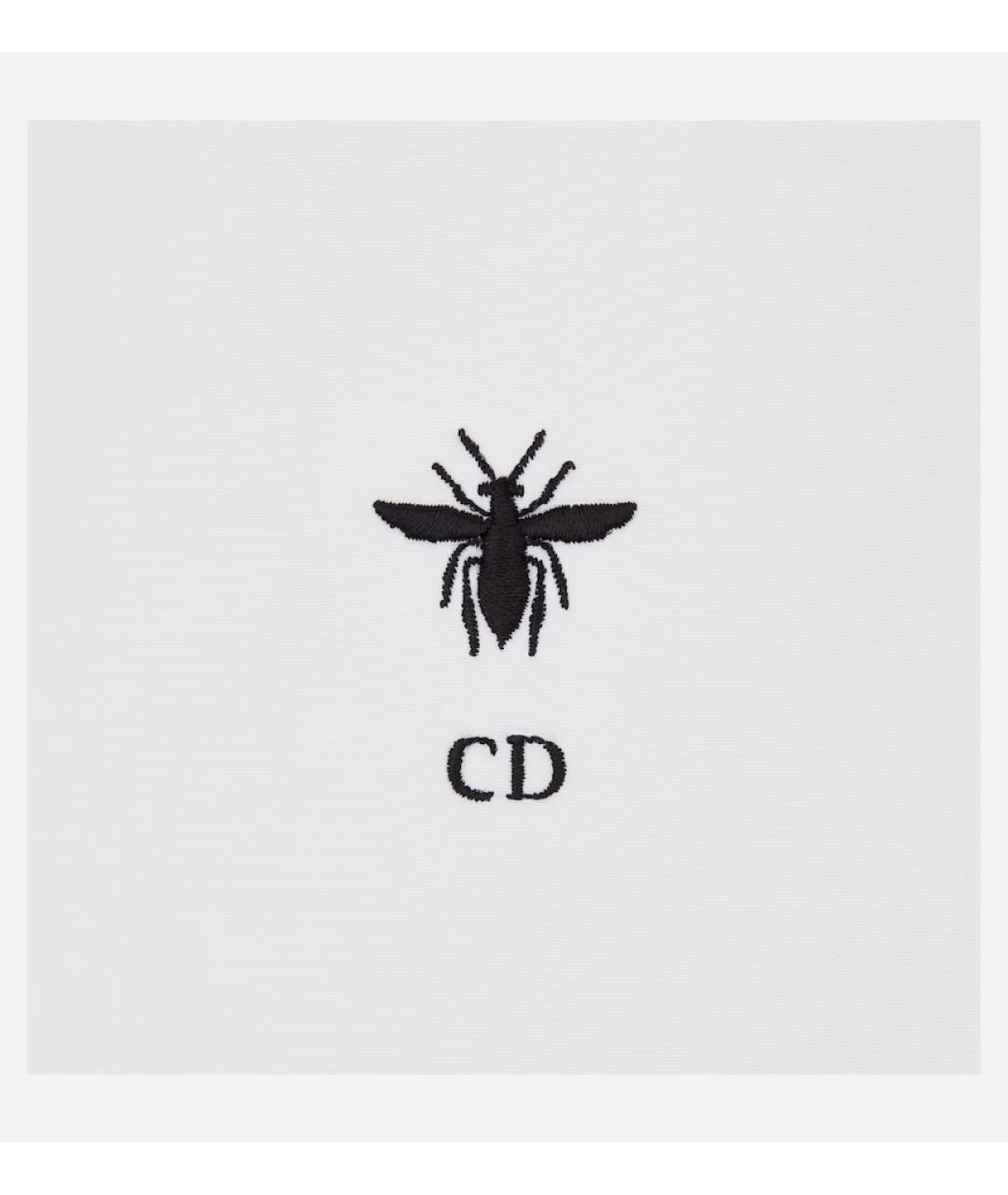 CHRISTIAN DIOR Белая хлопковая рубашка, фото 3