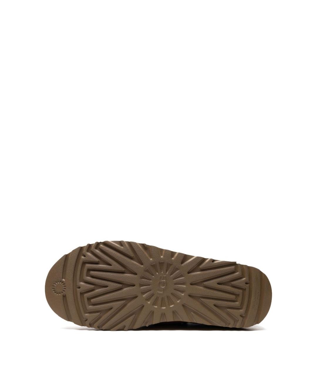 UGG AUSTRALIA Коричневые замшевые высокие ботинки, фото 4