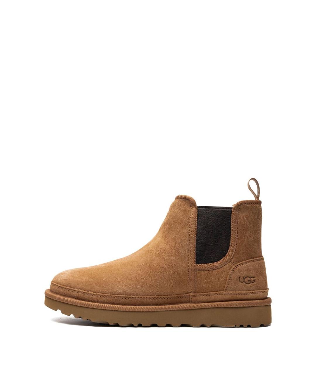 UGG AUSTRALIA Коричневые замшевые высокие ботинки, фото 2