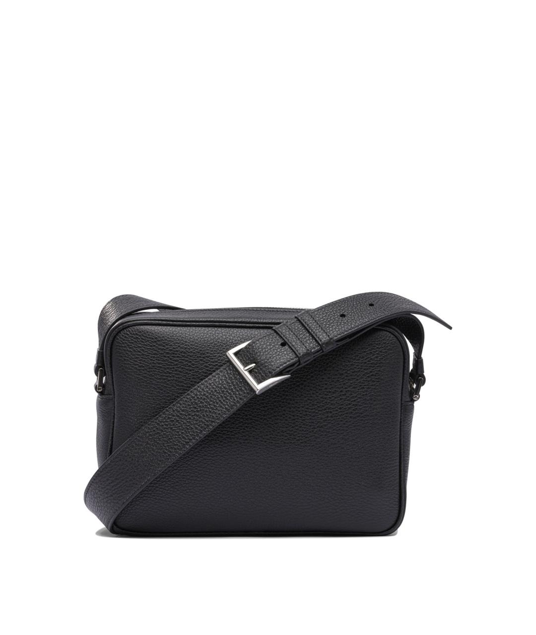 PRADA Черная кожаная сумка на плечо, фото 3