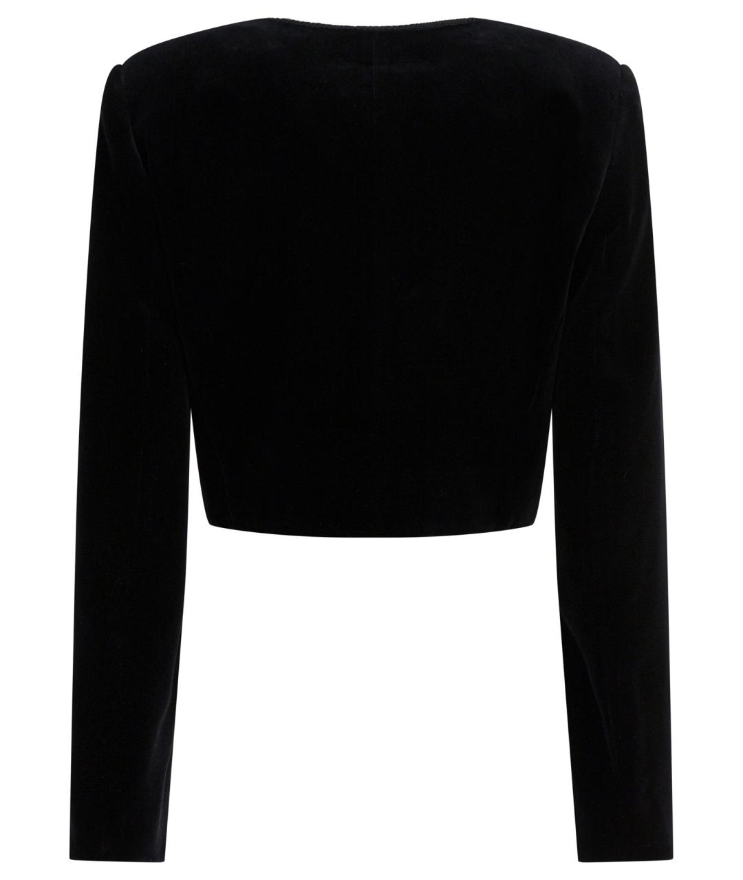 CHLOE Черный бархатный жакет/пиджак, фото 2