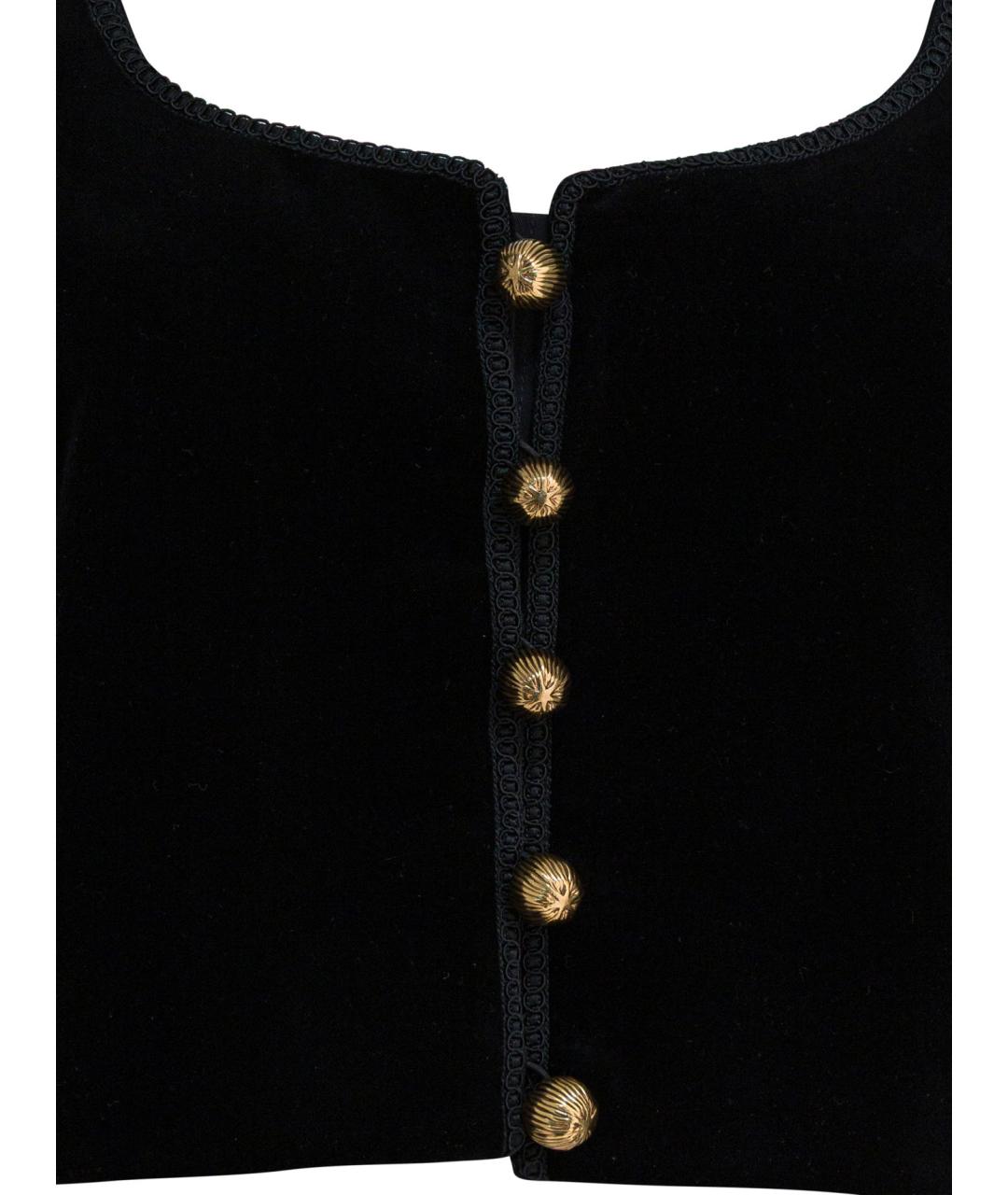 CHLOE Черный бархатный жакет/пиджак, фото 3