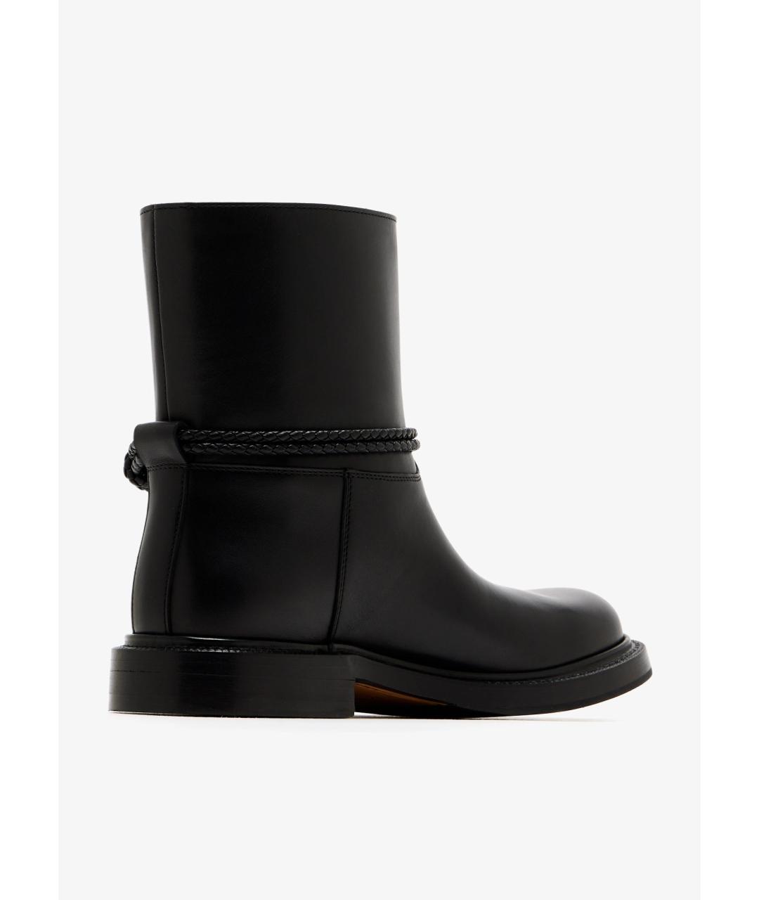 BOTTEGA VENETA Черные ботильоны, фото 4