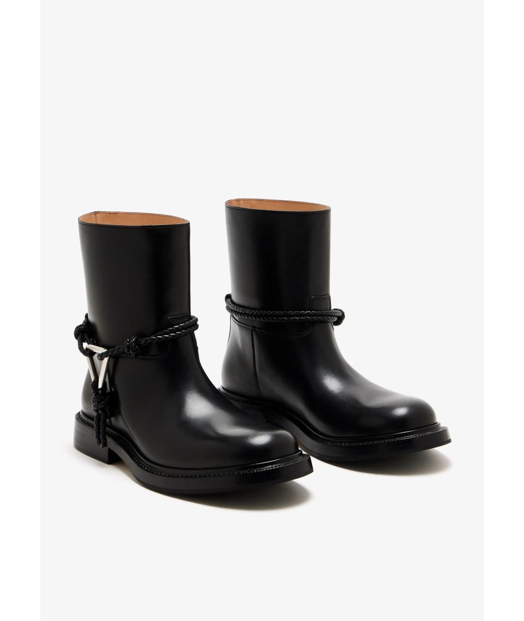 BOTTEGA VENETA Черные ботильоны, фото 3